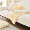 Imitation Lamb Velvet Sofa Towel Winter Warm Non-Slip Universal Couch Slipcovers Sectional L-shape Sofa Cover for Living Room