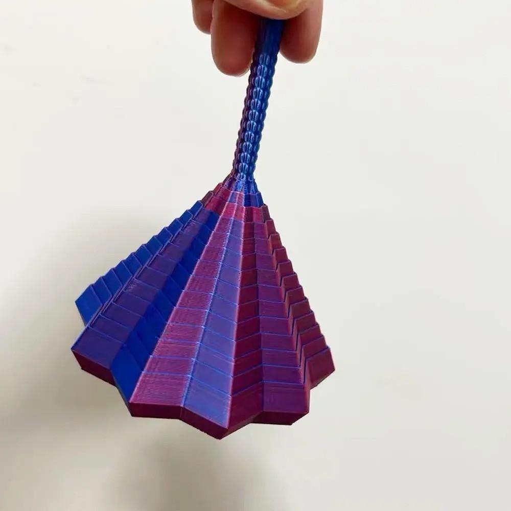 Geometric Design Fractal Fidget Star Model 3D Printing Expanded Sensory Model  Office/School