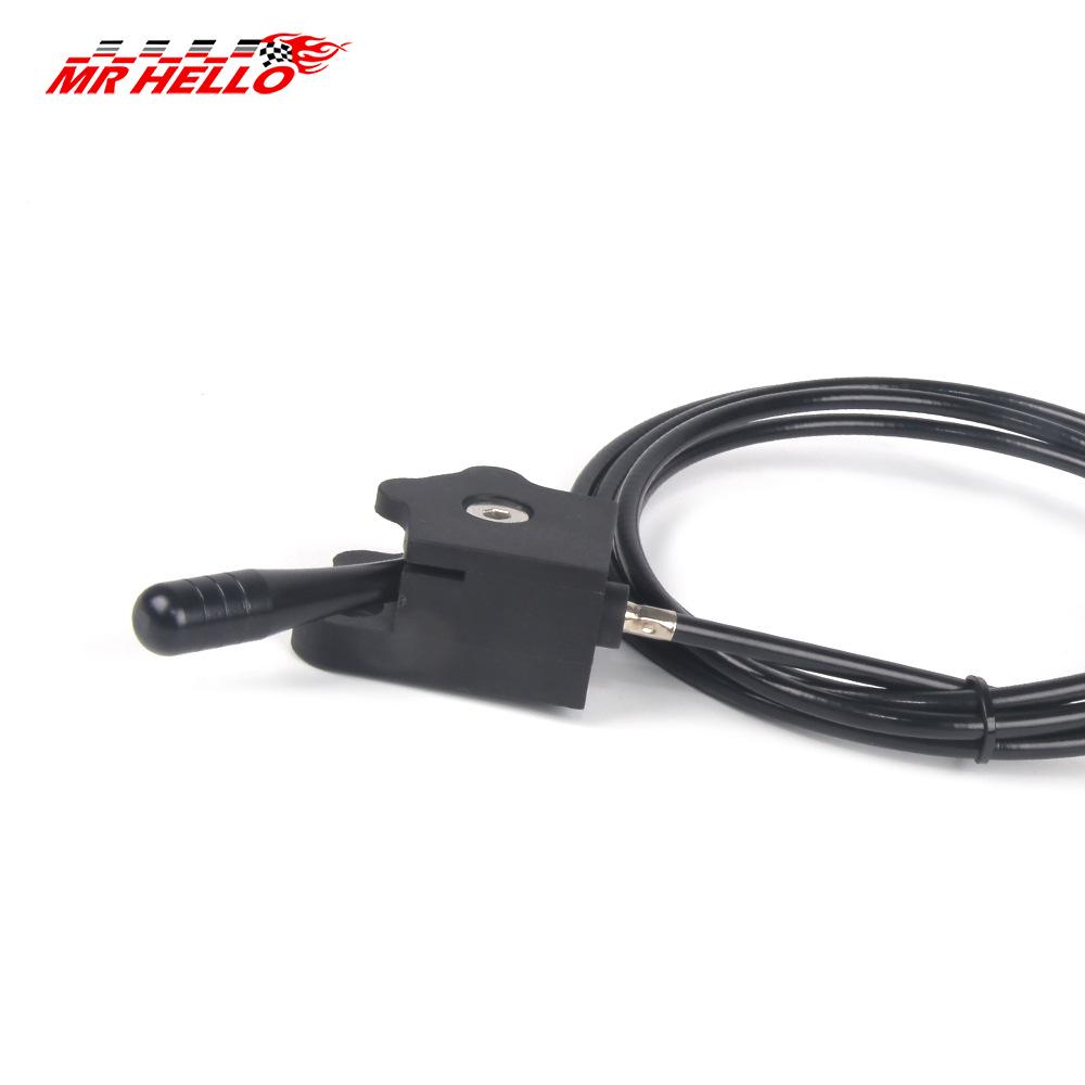 Universal Motorcycle Exhaust Pipe Valve with Manual Opening and Slant Mouth Design for Sports Cars