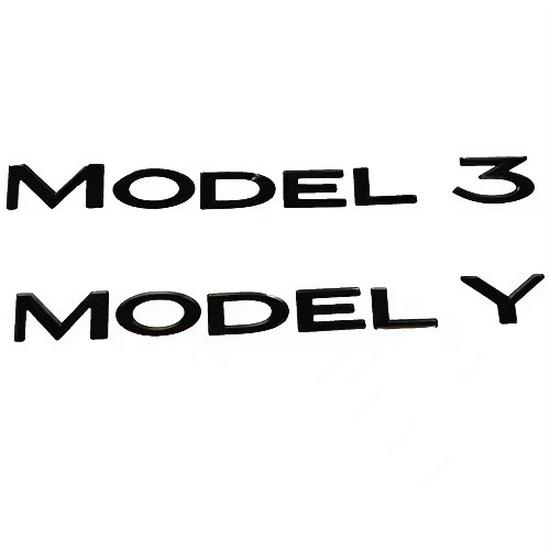 Tesla Model Y & 3 Front/Rear Trunk English Letter Logos Sticker