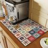 Waterproof  Washing Machine Dust Cover Oven Microwave Fridge Top Protector Mat Coffee Drain Pad Table Placemat Cup Absorbent Mat
