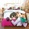 Anime A Channel Bedding Set Single Twin Full Queen King Size Bed Set Adult Kid Bedroom Duvetcover Sets Print Anime Bed Sheet Set