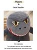 Q Version Godzilla Plush Toy: Cartoon Anime King of the Monsters Dinosaur Doll