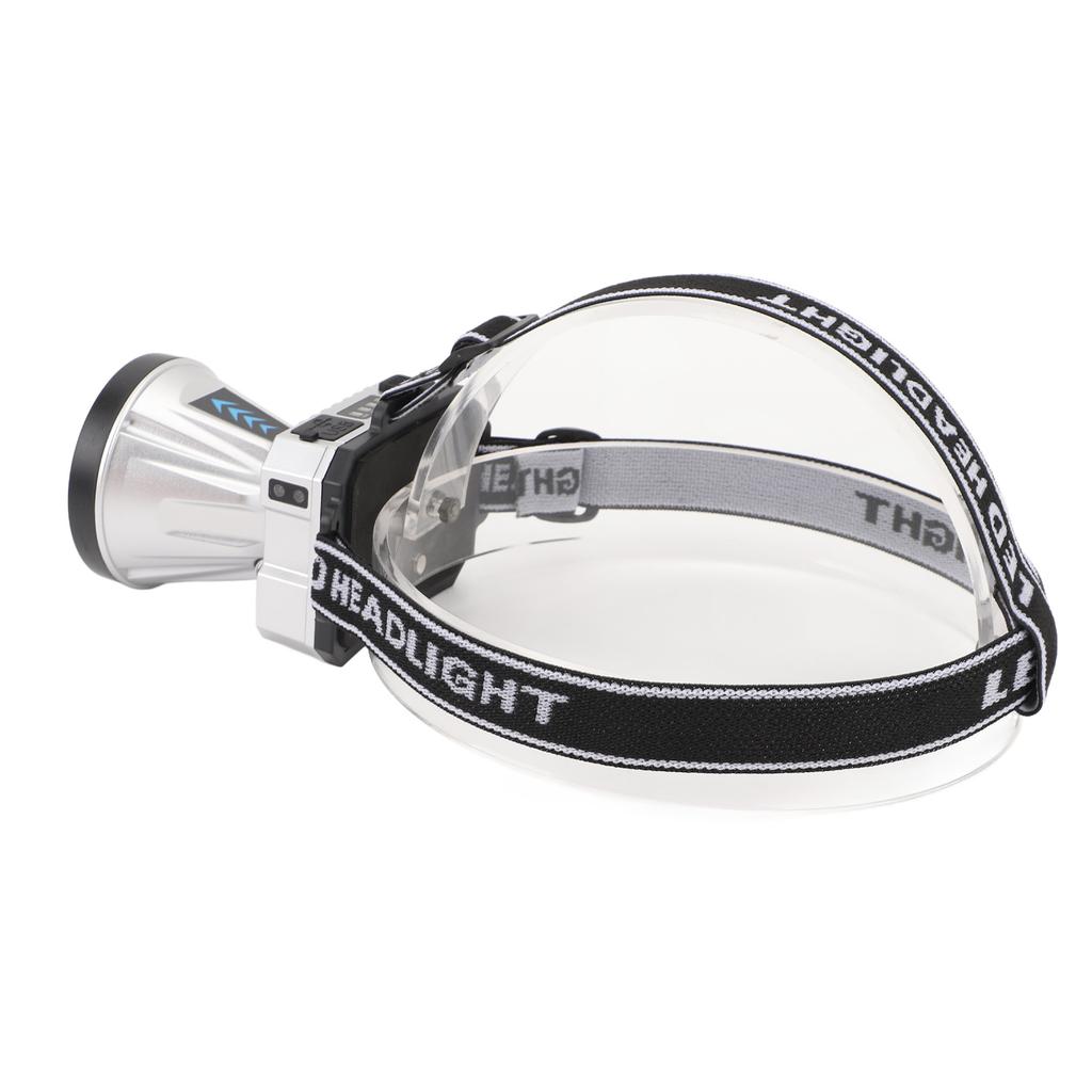 High Power Headlamp Rechargeable Super Bright LED Adjustable Angle Portable Outdoor Waterproof for C