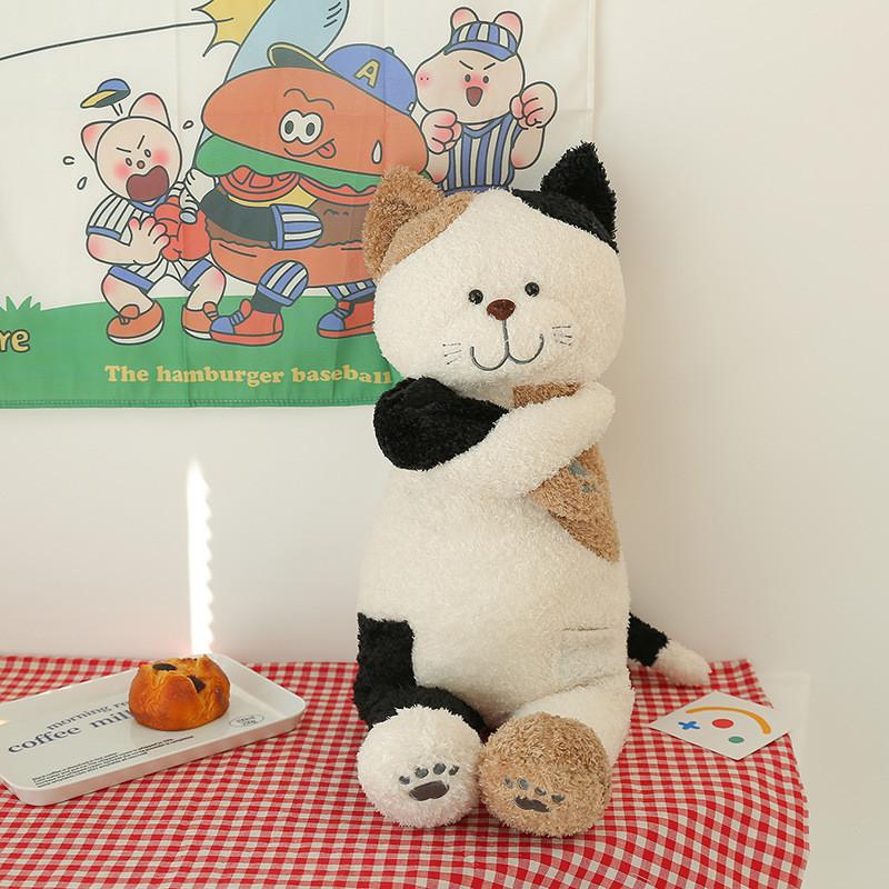 Entzückende Plüschkatzenpuppe Weiches Stofftierkissen Perfektes Geburtstagsgeschenk für Freundin