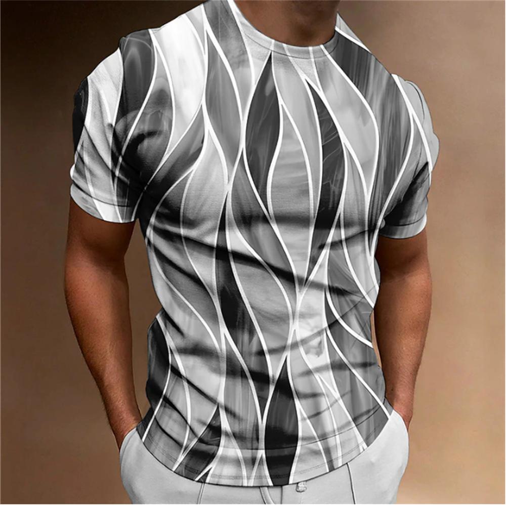 Fashion T-Shirts For Men 3D Print Short Sleeve Tops Summer Punk Street O-neck T Shirt Oversized Tee Tops Men's Clothing Hot