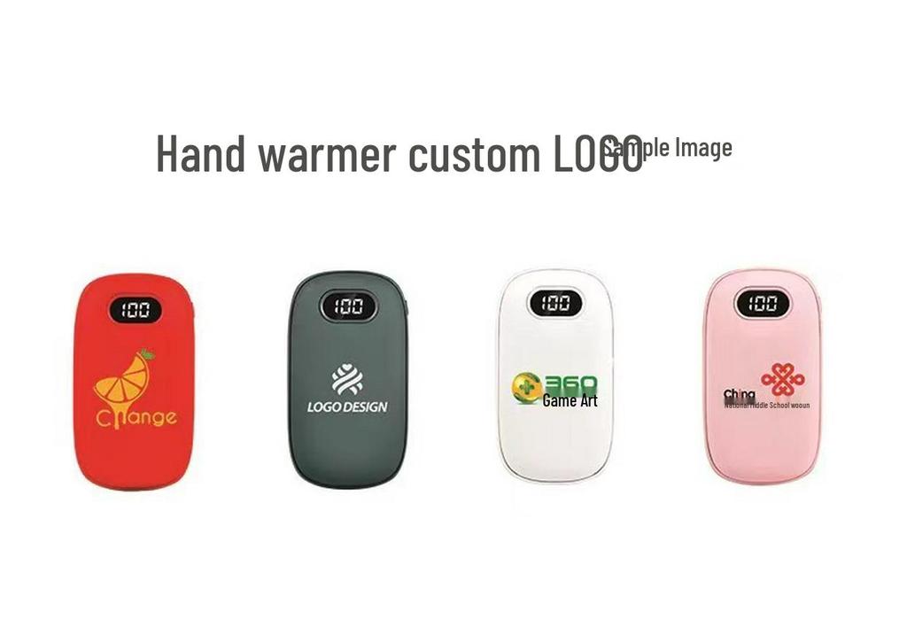 2-in-1 USB Rechargeable Hand Warmer & Charger with Digital Display