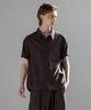 Dekkoloso [Set] Cool Linen-Like Short Sleeve Set [Charcoal]