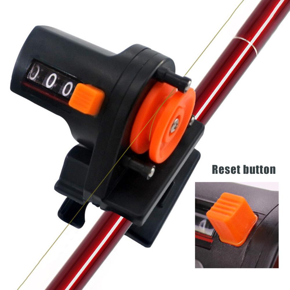 Fishing Line Meter Counter 999 for Rod and Raft Fishing