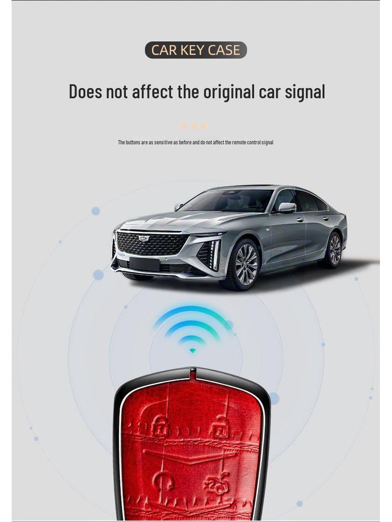 TPU Car Key Cover for Cadillac XT5, XT4, XT6, XTS, CT4, CT5, CT6, ATSL