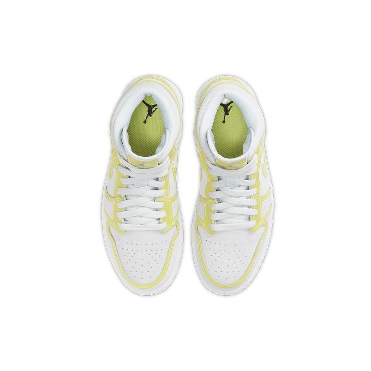 (WMNS) Air Jordan 1 Mid LX 'Off White Opti Yellow' Damen DA5552-107