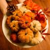 10pcs Velvet Artificial Pumpkin Decor Desktop Pumpkin Ornament Autumn Fall Thanksgiving Harvest Festival Halloween Decoration