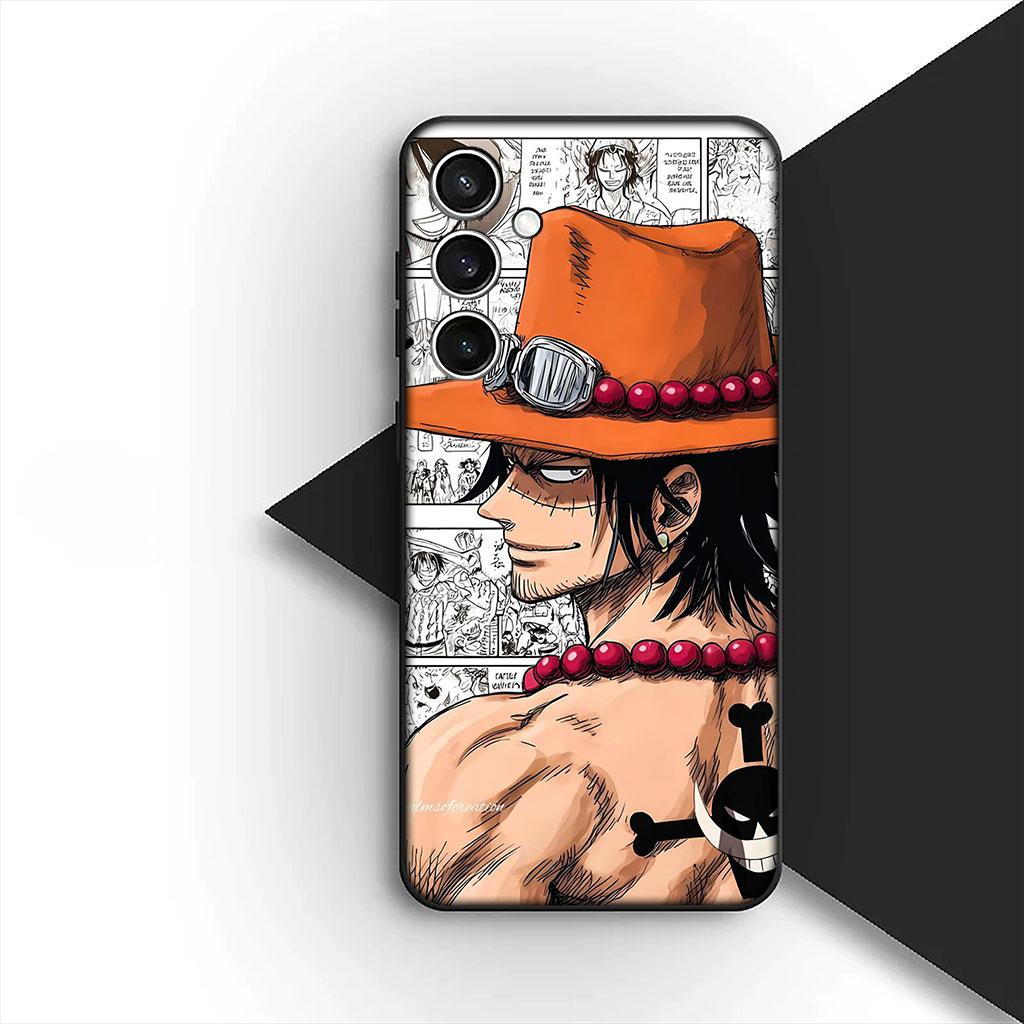 Phone Cover for Apple iPhone 17 Air 12 13 Pro Max Mini ProMax 7 + 8 Plus 7+ 8+ Soft Silicone Case Portgas D Ace One Pieces Luffy
