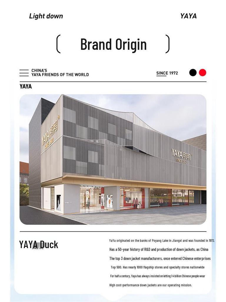 YAYA 2025 Women's Mid-Length Thick Hooded Down Jacket