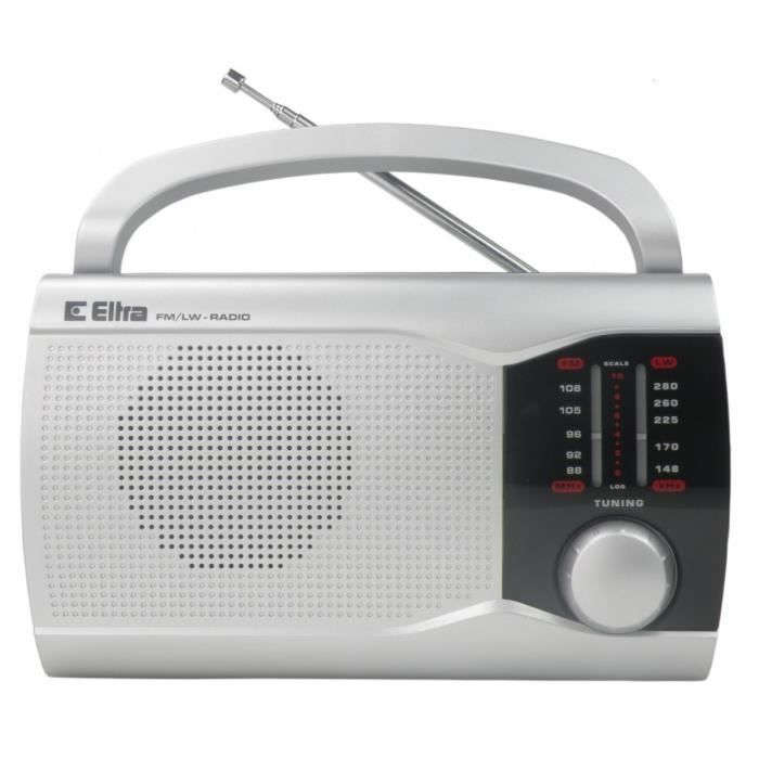 Radio portable - ELTRA - EWA - Argent - Mono - FM