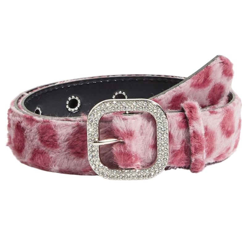 Pružný pásek s leopardím vzorem Nastavitelný pas Pro každodenní nošení Pohodlná a odolná látka