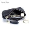 2024 New Tassel Coin Purse Mini Genuine Leather Women Wallets With Keychain Excellent Cowhide Purse Key Wallet Card Holder