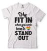 LGBT Pride Shirt Rainbow Flag Heart Gay Lesbian Transgender Stand Out Tshirt