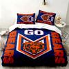 Chicago Bears 3pc Set Perfect for Bedroom Use Comfortable Bedding Set Includes a Duvet Cover and Two Pillowcases Ideal Birthday or Christmas Gift