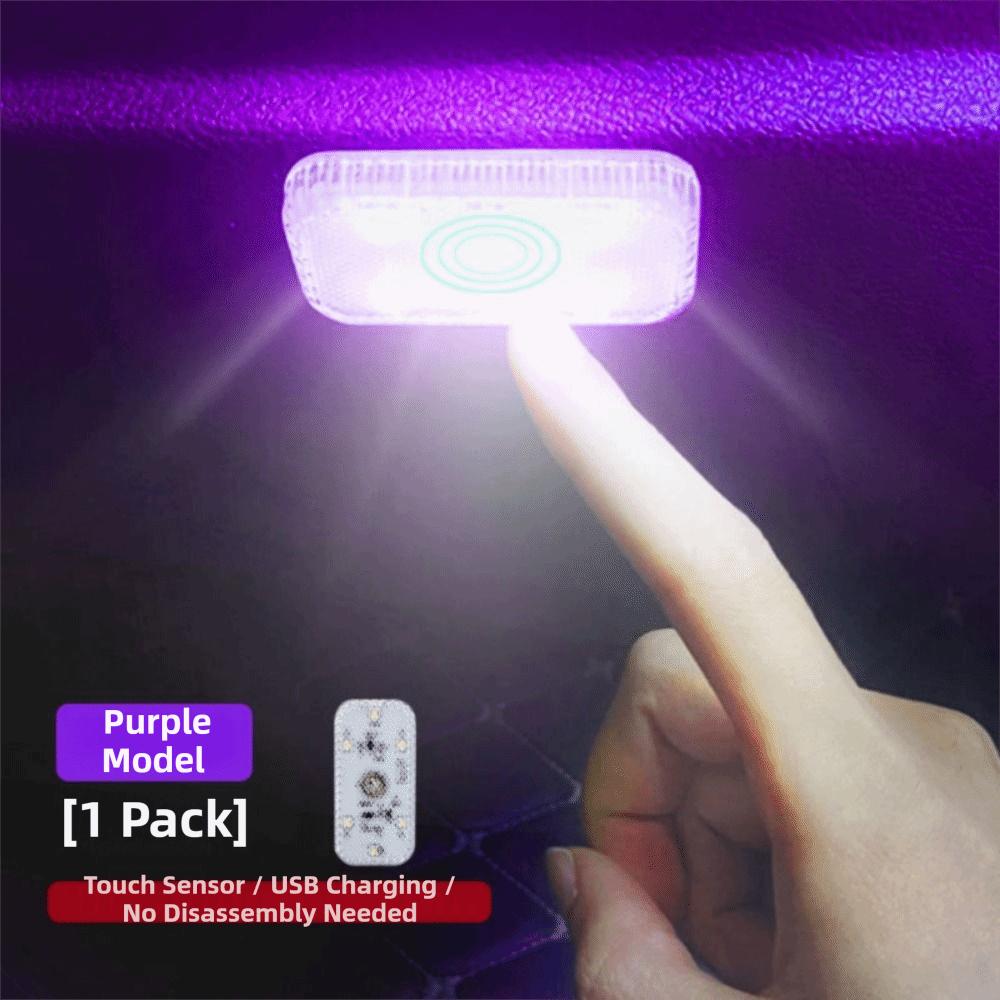 Touch Control LED Touch Light Car Interior Auto Atmosphere Lamp USB Charging Light Door Foot Space