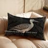 2D Stylish Bird-Print Rectangular Pillow Suitable For Sofa Bedroom Car Pillow Cover Cushion Rectangular Back Cushion
