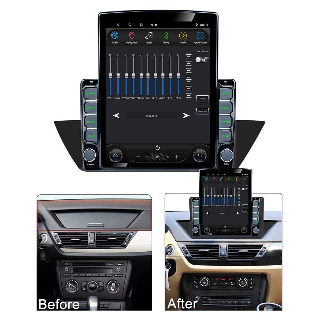 9.7" Vertical Style Tesla Screen Android Car Radio For BMW X1 E84 2009-2013 GPS Navigation Multimedia Player Stereo Carplay