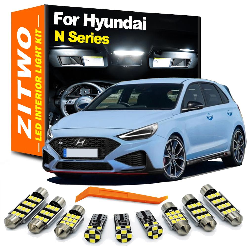 ZITWO Canbus Car LED Interior Indoor Light Kit For Hyundai N Series KONA N Elantra N Veloster N Sonata N i30N I20N i10N LED Bulb