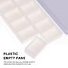 12/21/24/45 Grids Empty Watercolor Paint Grid Pans Acrylic Oil Paints Tray Iron Storage Box Artists Palette Art Supplies Carry 