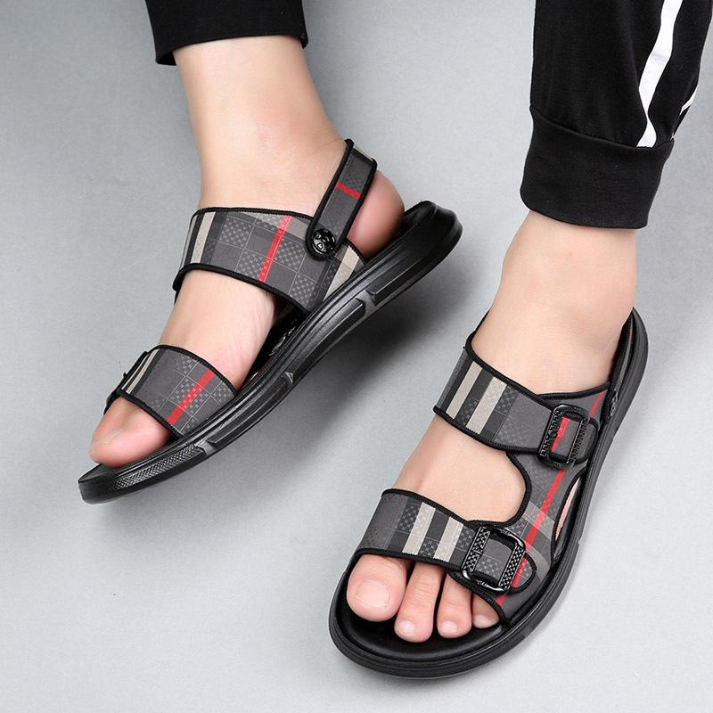 

Sandals men s trendy summer trend outdoor wear casual beach shoes men s non-slip waterproof dual-purpose slippers 44