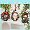Árvore de Natal Festiva de Resina Decorações Penduradas de Meia de Natal Para Presente Sazonal