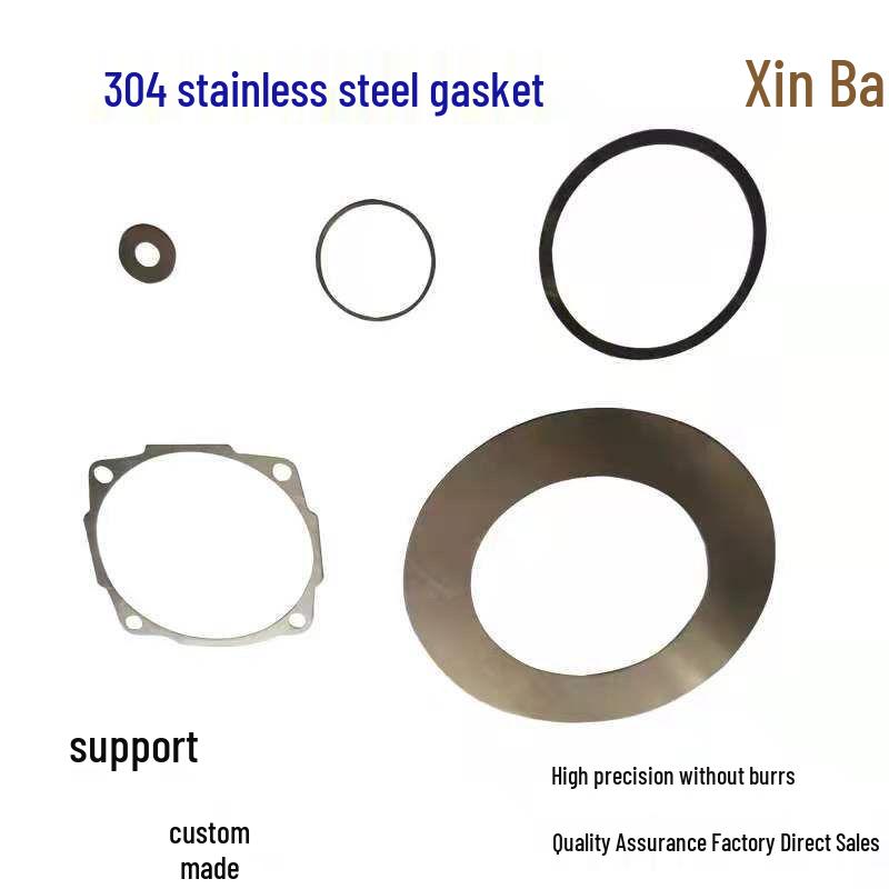 

Ultra-Thin 304 Stainless Steel Flat Washer Shim, 0.01-10mm Adjustment Gasket for Machining and Riveting