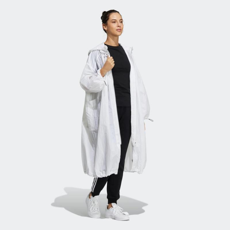 adidas Originals Women's Long Hooded Windbreaker H39045