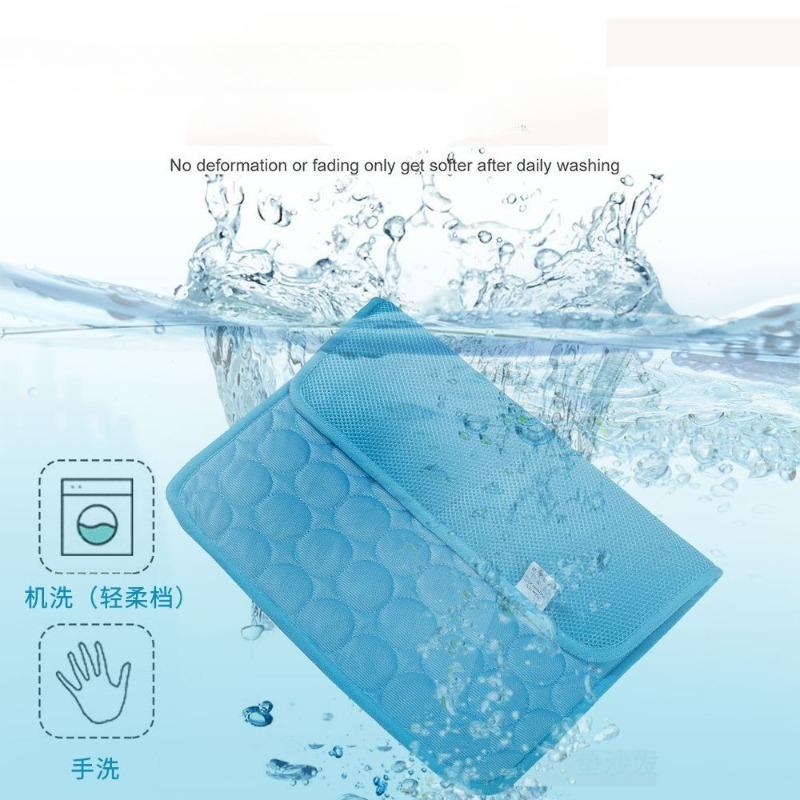 Breathable Mesh Cooling Pad for Cats & Dogs - Summer Ice Sliky Fiber Fabric, Keeps Pets Cool & Comfortable, Cooling Mat for Dogs