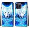 Luxury Painted Leather Case Wallet Book Style Protective Cover for iPhone 16 15 14 13 12 11 Pro MAX 16Pro 15Pro 14Pro 16Plus 15Plus 12mini SE4 (2025)