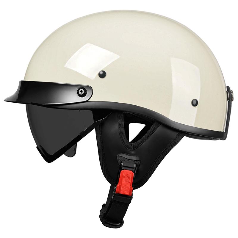 Hot Selling Motorcycle Helmet Half Face bicycle Motorcycle Helmet Detachable Cotton Lining Summer Half Helmet Factory Wholesale