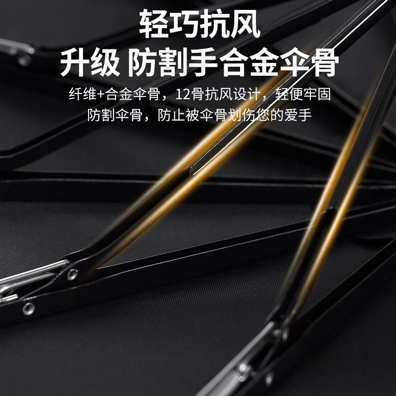 Umbrella Folding Umbrella Sunscreen Parasol Large Double Female Weather and Rain UV Protection