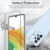 Coque de protection - BOOLING - pour Samsung Galaxy A33 5G - TPU Noir - 2 Verres Trempés - 2 Protections Objectif Arrière