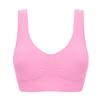 Pure Women Color Plus Size Ultrathin Large Bra Sports Bra Full Bra Tops Cup