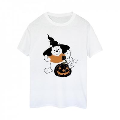Womens/Ladies Pumpkin Cotton Boyfriend Halloween T-Shirt
