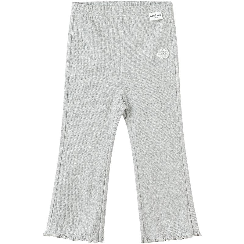 Balabala Girls' Elastic Waist Flare Leggings