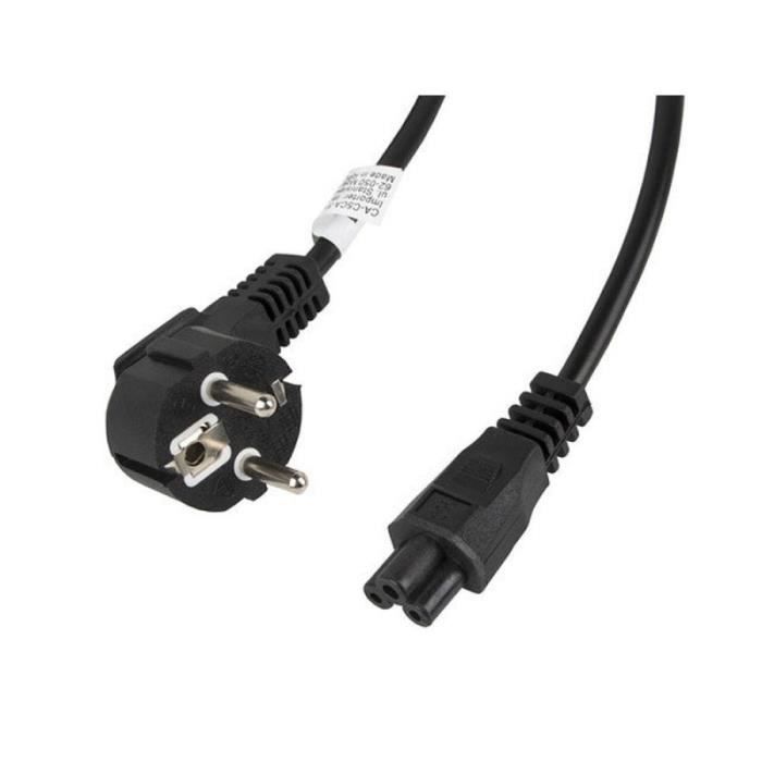 Lanberg CA de c5ca-11cc 003 BK CEE 7/7 Zásuvka Schuko na IEC 320 C5 Samice Napájecí kabel pro počítač