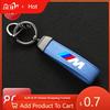 Car Sticker Hot 2025 Vintage Leather Car Keychian Rings Vehicle Keyring Key Holder For BMW M Emblem E46 E36 E34 F10 E90 F30 E60