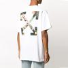 Off-White FW20 Human Skeleton Arrow Short-sleeve Tee Men's White OMAA038F20FAB0020110