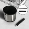 Strong Rustproof Coffee Knock Box Removable Parts Perforated Drainage Corresponding Most Espresso Machines Stainless Steel Kitchen Accessory