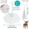 5pcs Transparent Umbrellas Leash for Small Dogs Pet Products Umbrella for Essential Accessory for Rainy Days Dog Walking