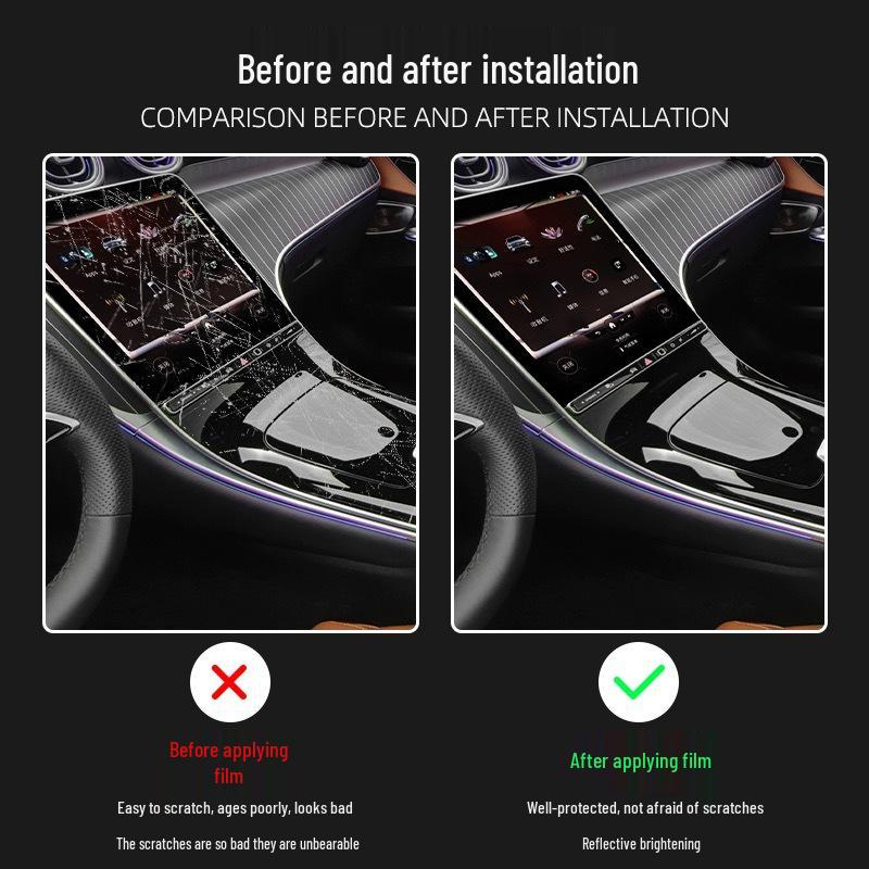 BYD Seal 06 Innenfolie für 25 Modelle: Instrumenten-Navigationsbildschirm-Schutzfolie, Schalthebel & Klimaanlagen-Aufkleber, HD-TPU