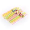 50Pcs Fruit Juice Cocktail Straws Beach Party Umbrella Plastic Drinking Straws