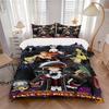 Halloween Tokyo One Piece Tower Print 3Pcs Bedding Setduvet Cover With 2 Bedropillowcase Home Birthday Gift