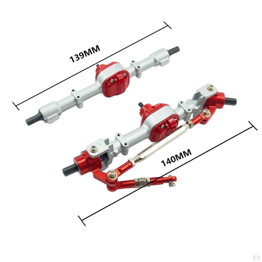 Metal RC Car Front /Rear Axle 90 D91 D99S MN90 MN96 MN99 MN99S 1:12 crawler Model Spare Parts