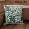 2D Floral 3D Geprägtes Muster Kissenbezüge Muster Kissenbezug Geeignet für Sofa Schlafzimmer Auto Kissenbezug